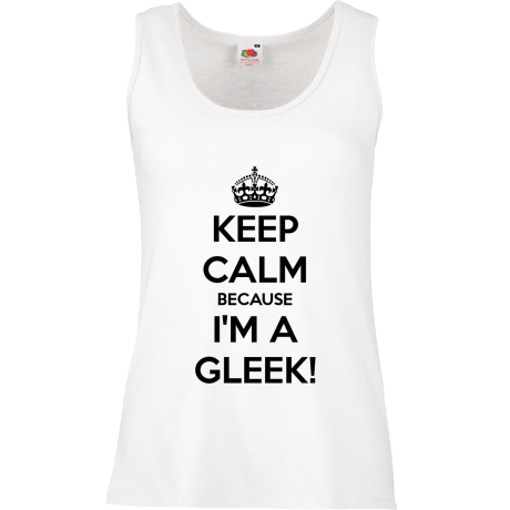 Bezrękawnik damski „Keep Calm because I’m a Gleek”