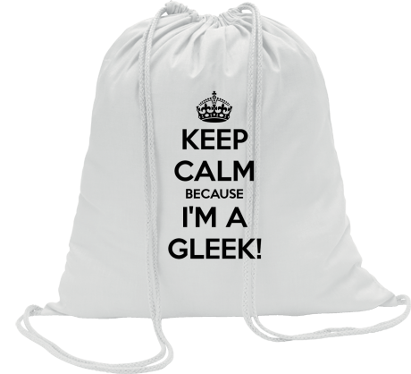 Worko-plecak „Keep Calm because I’m a Gleek”