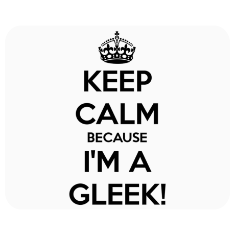 Podkładka pod mysz „Keep Calm because I’m a Gleek”
