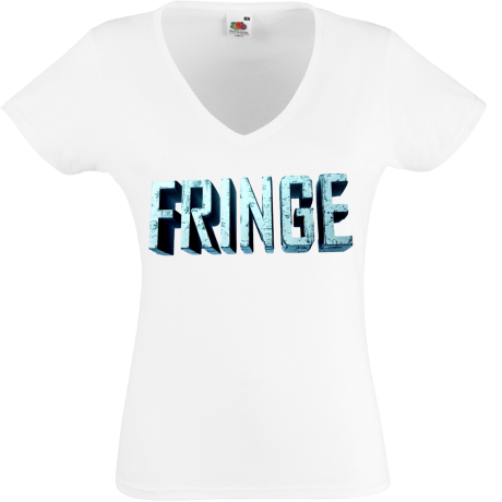 Koszulka damska w serek „Fringe”