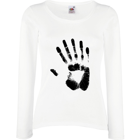 Koszulka damska z długim rękawem „Fringe Hand”