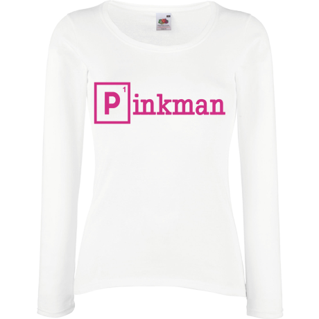 Koszulka damska z długim rękawem „Pinkman”