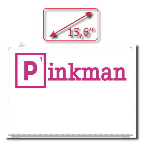 Naklejka na laptop „Pinkman”