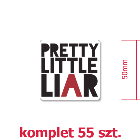 Wlepka „Pretty Little Liar”