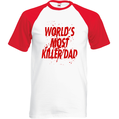 Koszulka bejsbolówka „World’s Most Killer Dad”