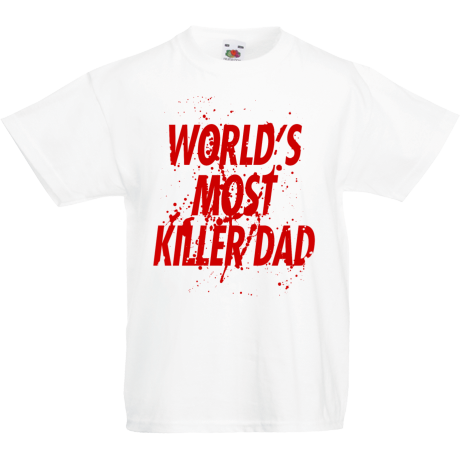 Koszulka dla malucha „World’s Most Killer Dad”