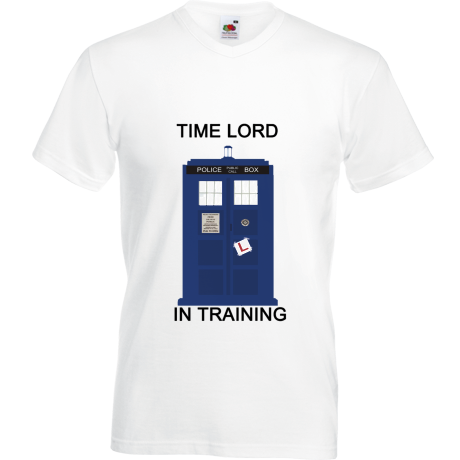 Koszulka w serek „Time Lord in Training”