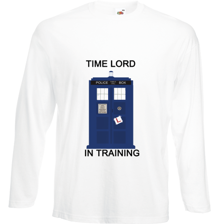 Koszulka z długim rękawem „Time Lord in Training”