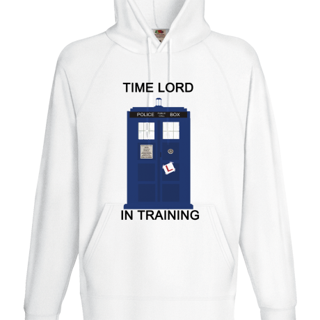 Bluza z kapturem „Time Lord in Training”