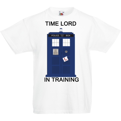 Koszulka dla malucha „Time Lord in Training”