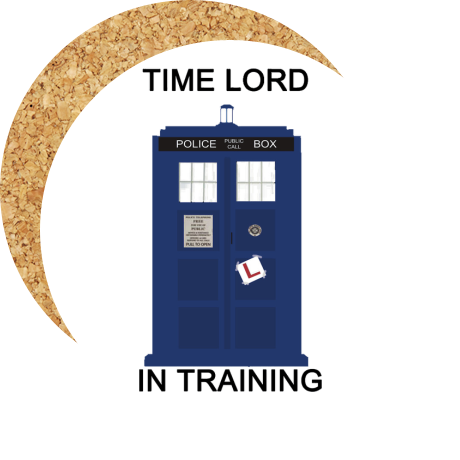 Podkładka pod kubek „Time Lord in Training”