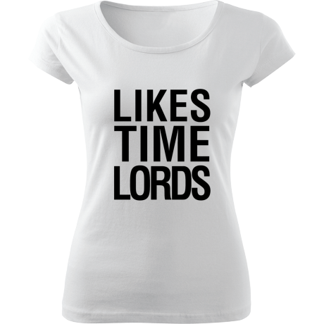 Koszulka damska fit „Likes Time Lords”