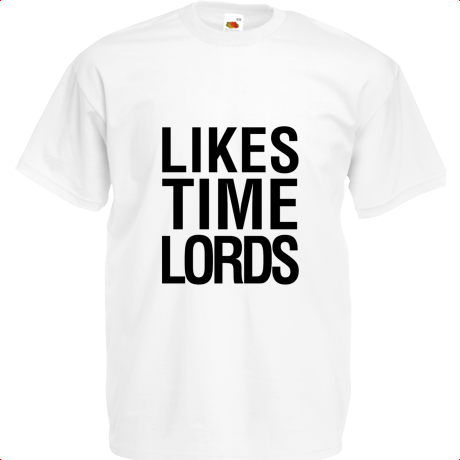 Koszulka dziecięca „Likes Time Lords”