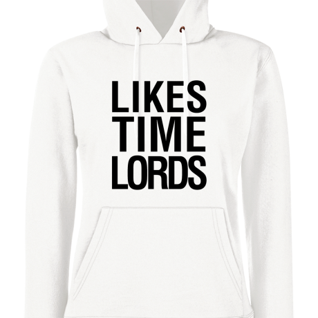 Bluza damska z kapturem „Likes Time Lords”