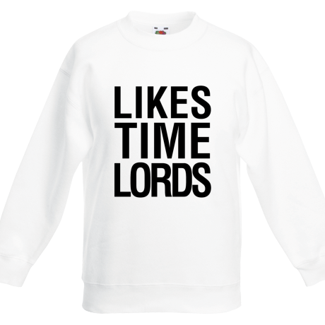 Bluza dziecięca „Likes Time Lords”