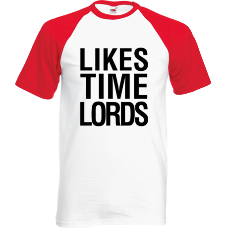 Koszulka bejsbolówka „Likes Time Lords”