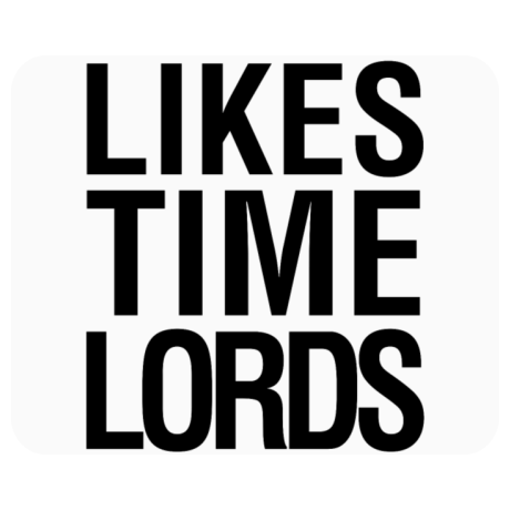 Podkładka pod mysz „Likes Time Lords”