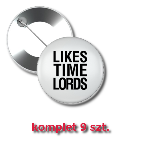 Przypinka „Likes Time Lords”