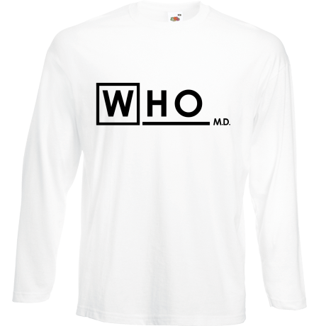 Koszulka z długim rękawem „Who MD”
