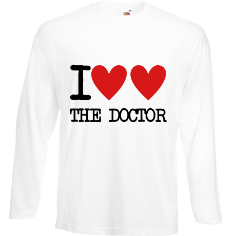 Koszulka z długim rękawem „I Heart The Doctor”