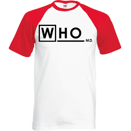 Koszulka bejsbolówka „Who MD”
