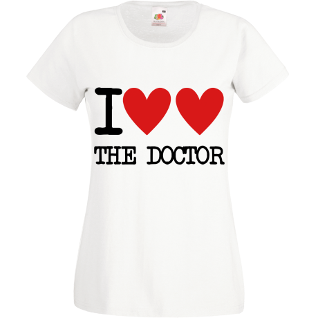 Koszulka damska „I Heart The Doctor”