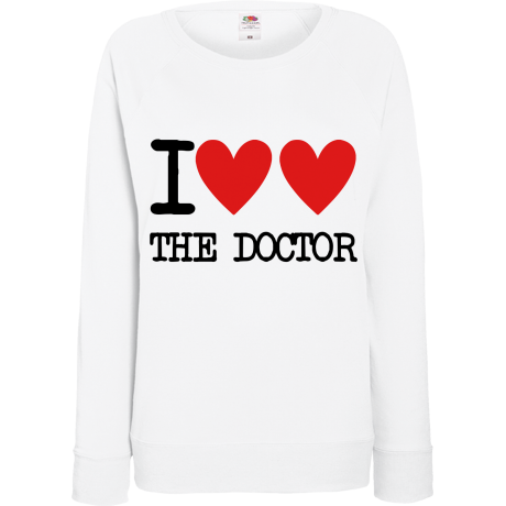 Bluza damska „I Heart The Doctor”
