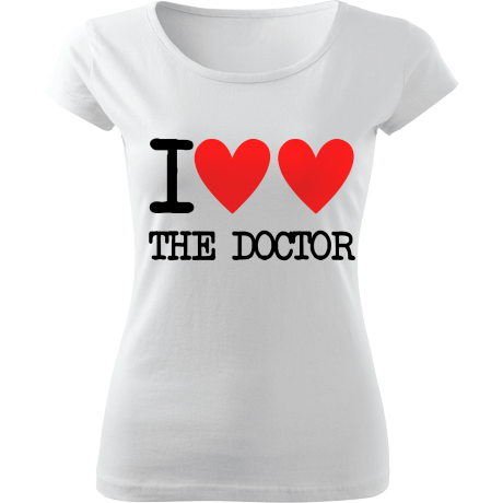 Koszulka damska fit „I Heart The Doctor”