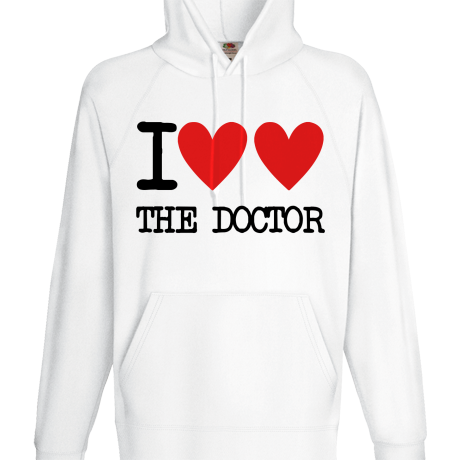 Bluza z kapturem „I Heart The Doctor”