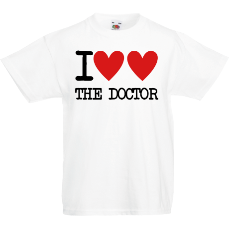 Koszulka dla malucha „I Heart The Doctor”