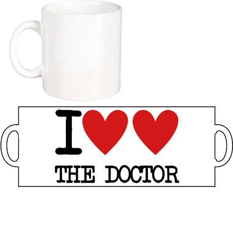 Kubek „I Heart The Doctor”