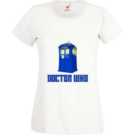 Koszulka damska „Doctor Who Police Box”