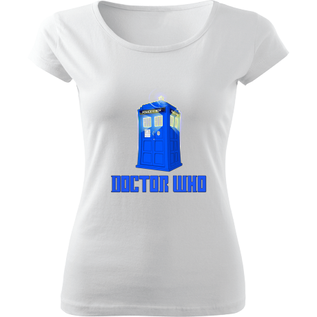 Koszulka damska fit „Doctor Who Police Box”