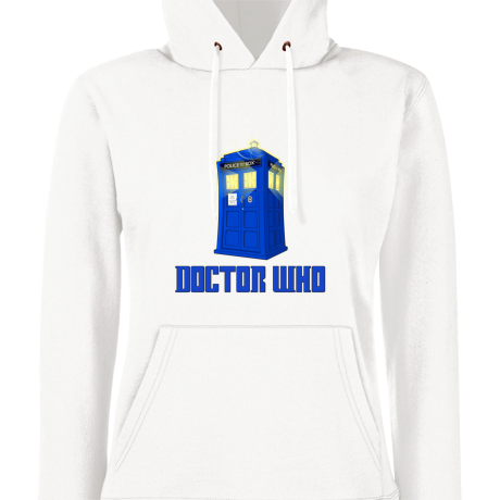 Bluza damska z kapturem „Doctor Who Police Box”