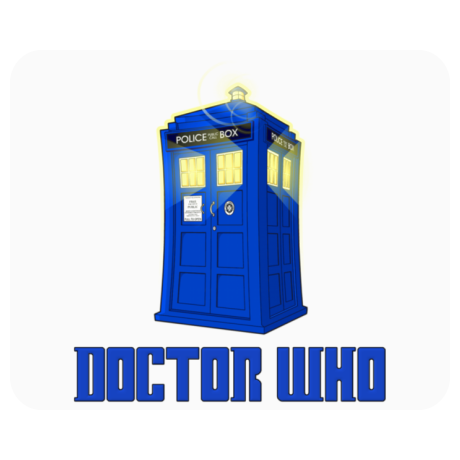 Podkładka pod mysz „Doctor Who Police Box”