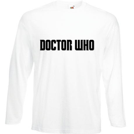 Koszulka z długim rękawem „Doctor Who Logo 2”