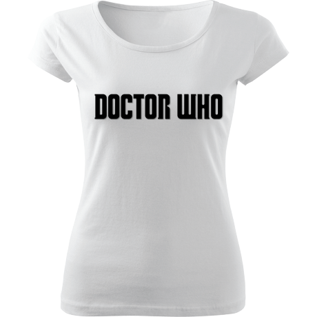Koszulka damska fit „Doctor Who Logo 2”