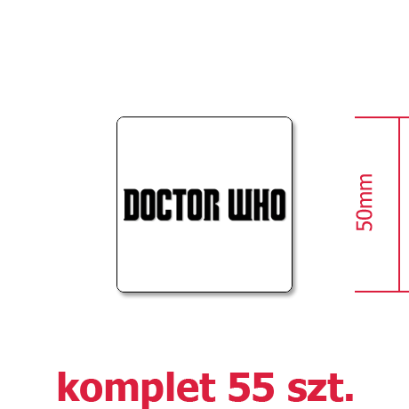 Wlepka „Doctor Who Logo 2”