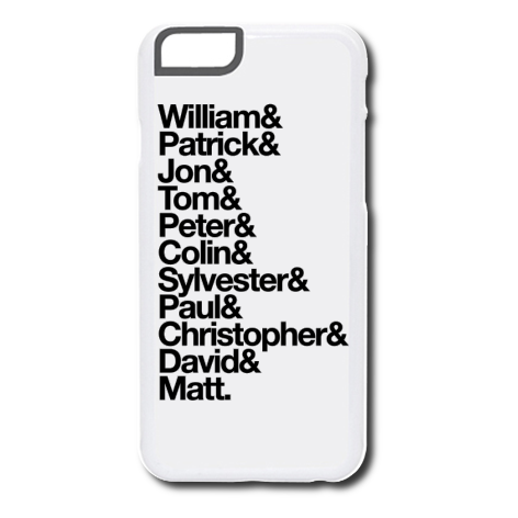 Etui na iPhone „Doctor Who – Actors First Names”