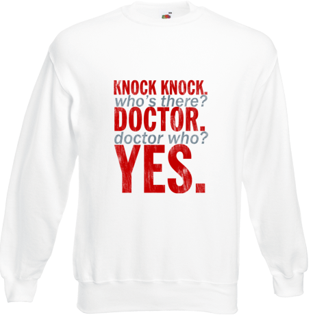 Bluza „Knock Knock Doctor Who”