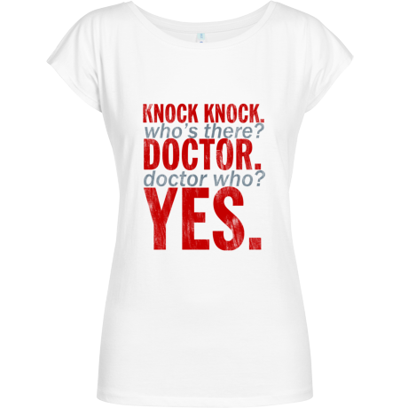 Koszulka Geffer „Knock Knock Doctor Who”
