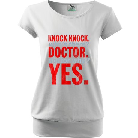 Koszulka City „Knock Knock Doctor Who”