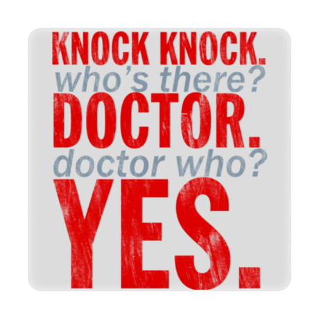 Magnes „Knock Knock Doctor Who”