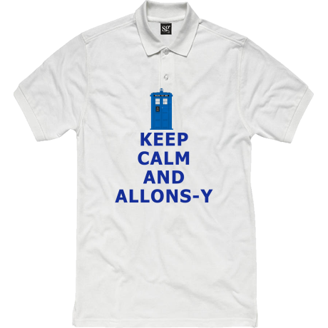 Polo damskie „Keep Calm and Allons-y”