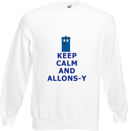 Bluza „Keep Calm and Allons-y”