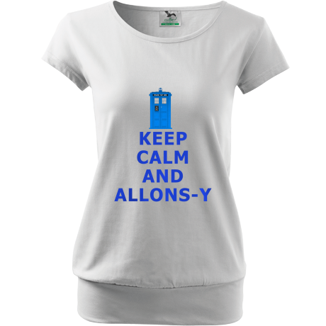 Koszulka City „Keep Calm and Allons-y”