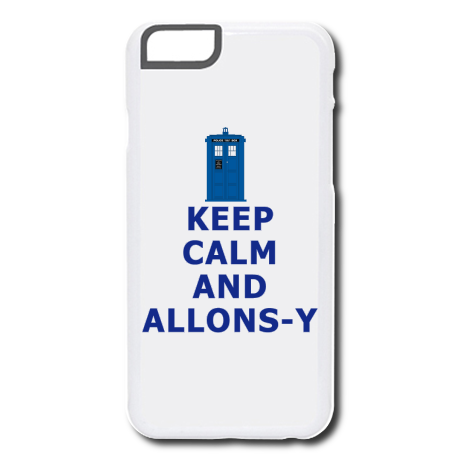 Etui na iPhone „Keep Calm and Allons-y”