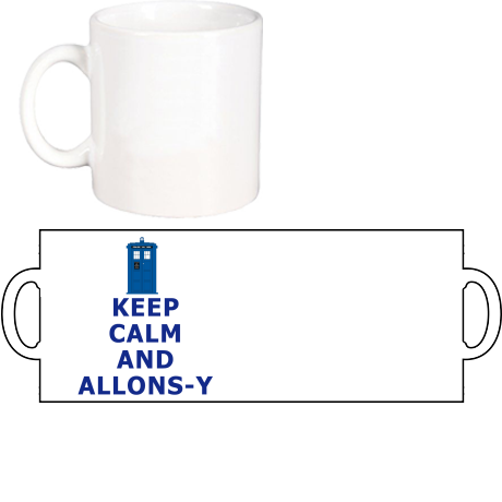 Kubek „Keep Calm and Allons-y”