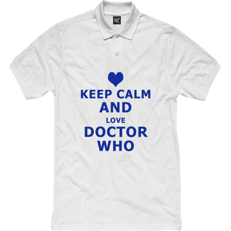 Polo damskie „Keep Calm and Love Doctor Who”