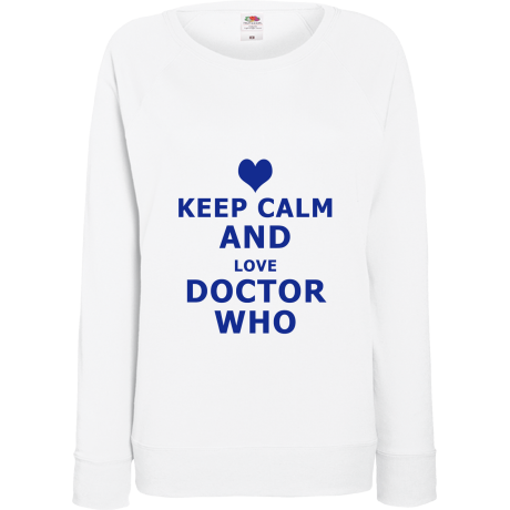 Bluza damska „Keep Calm and Love Doctor Who”